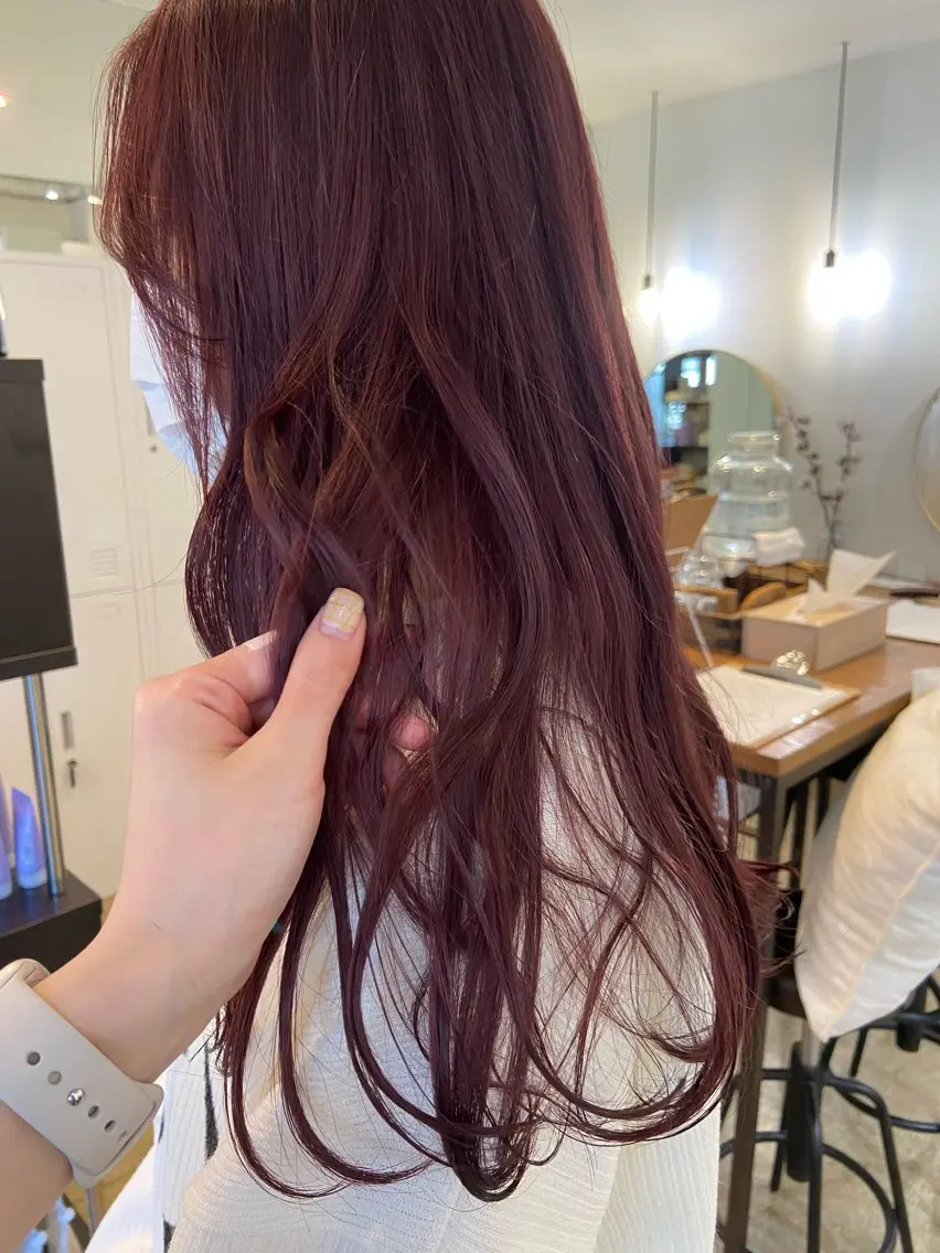 ロング カラー ヘアカラー トリートメント miku 🫧のヘアスタイル