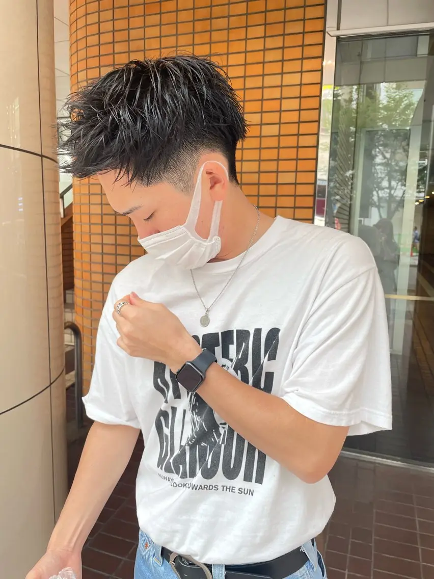 メンズ メンズショート 刈り上げ 富田 菜月のヘアスタイル