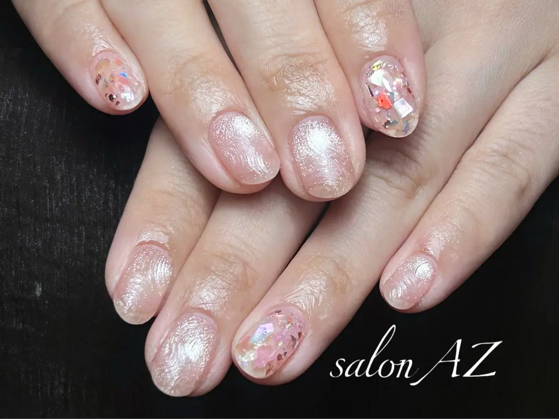 ネイル オフィスネイル ハンドネイル salon AZのネイルデザイン