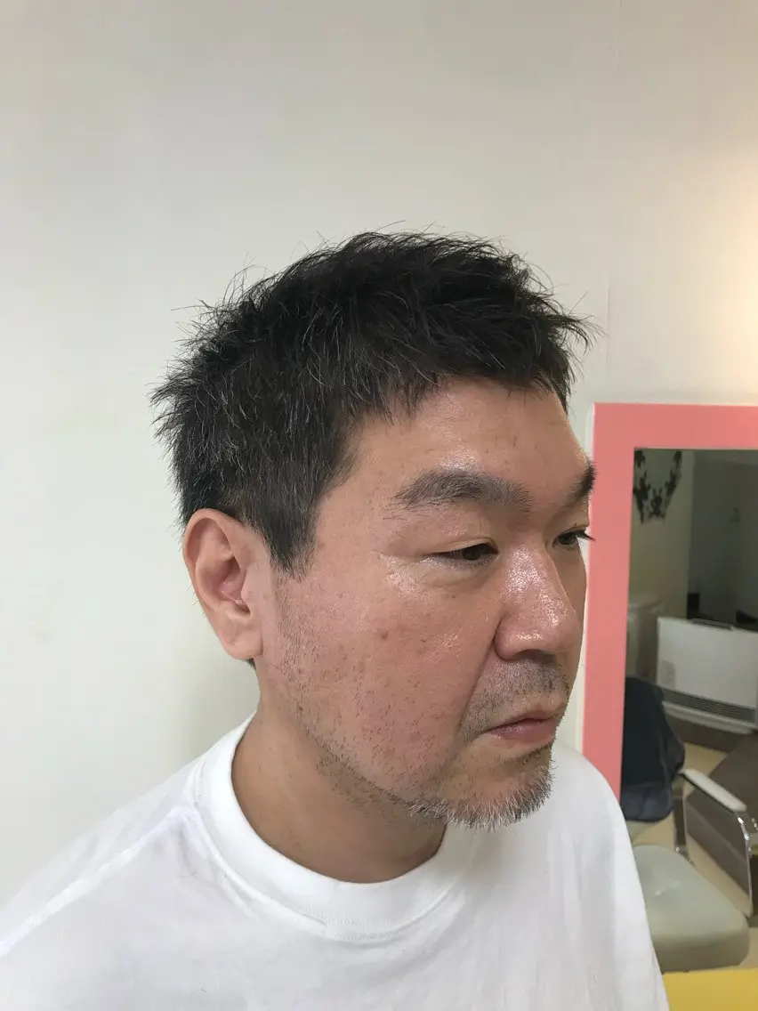 ショート メンズ 横田 尚登のヘアスタイル