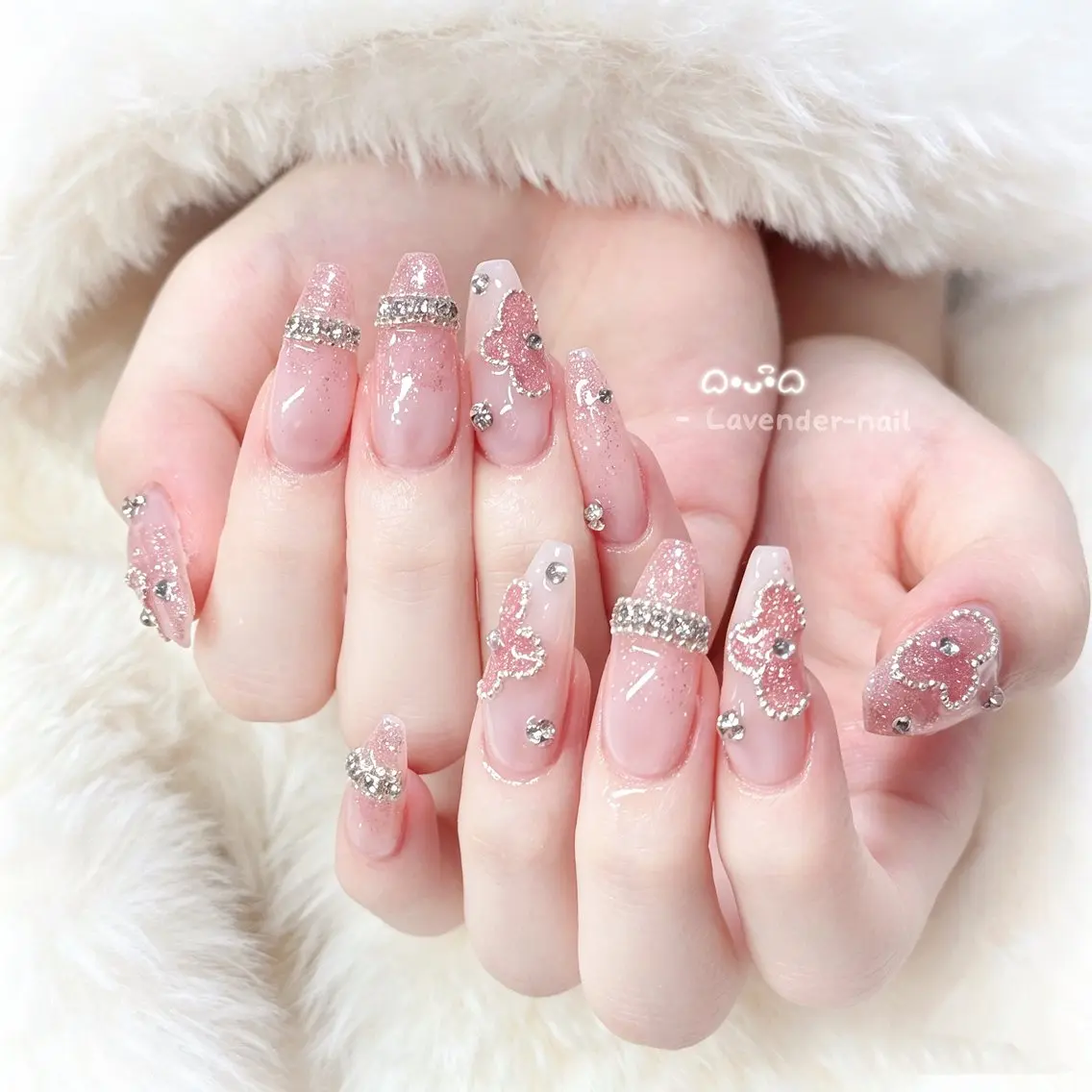 ネイル ハンドネイル Lavender nail·中島公園のネイルデザイン