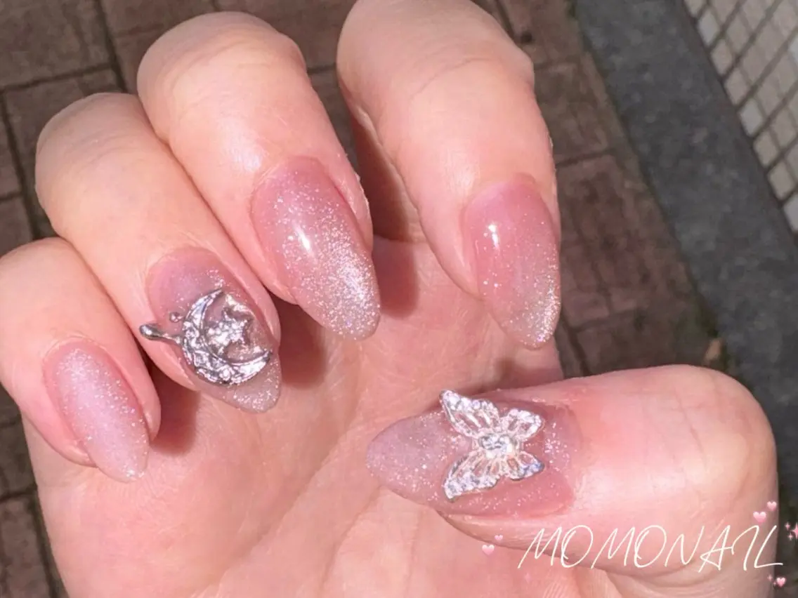 ネイル マグネットネイル マグネットワンカラー ワンカラーネイル ハンドネイル ハンドケア MOMO NAIL 北与野のネイルデザイン