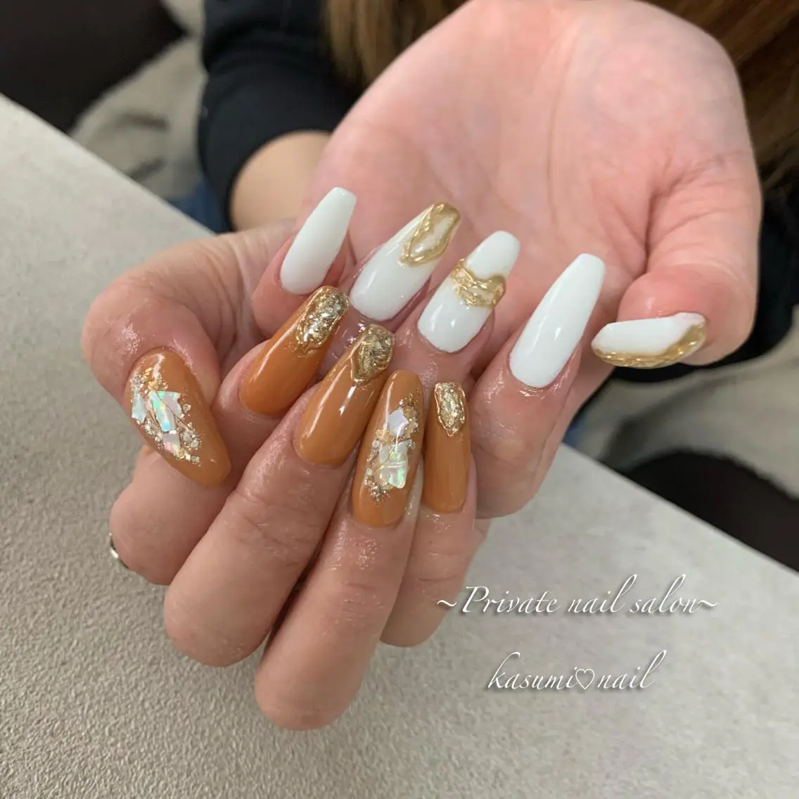 ネイル ラメ(グリッター) ミラーネイル ニュアンスネイル 冬ネイル KASUMI♡ Nailのネイルデザイン
