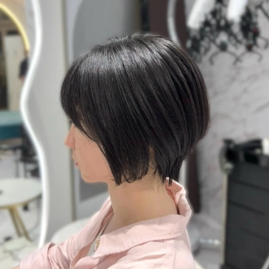 ショート 韓国風ヘア ショートヘア 後藤 瑠菜のヘアスタイル