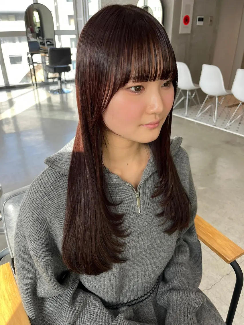 ロング 大友 正晴のヘアスタイル
