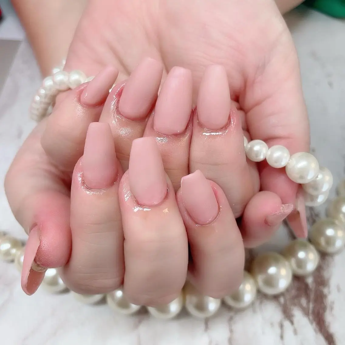 ネイル マットネイル スカルプネイル 春ネイル Nail salon 🎀Angeのネイルデザイン