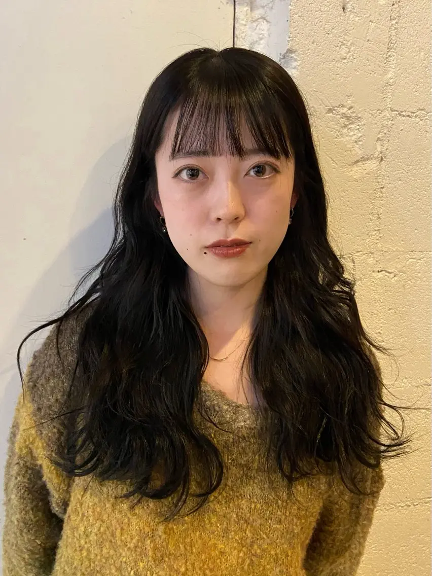 ロング カット トリートメント レディースカット🎀 NANAHAのヘアスタイル
