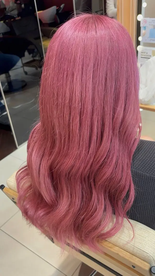 ダブルカラー(ブリーチ込)🌈➕Aujua3stepトリートメント🫧の写真