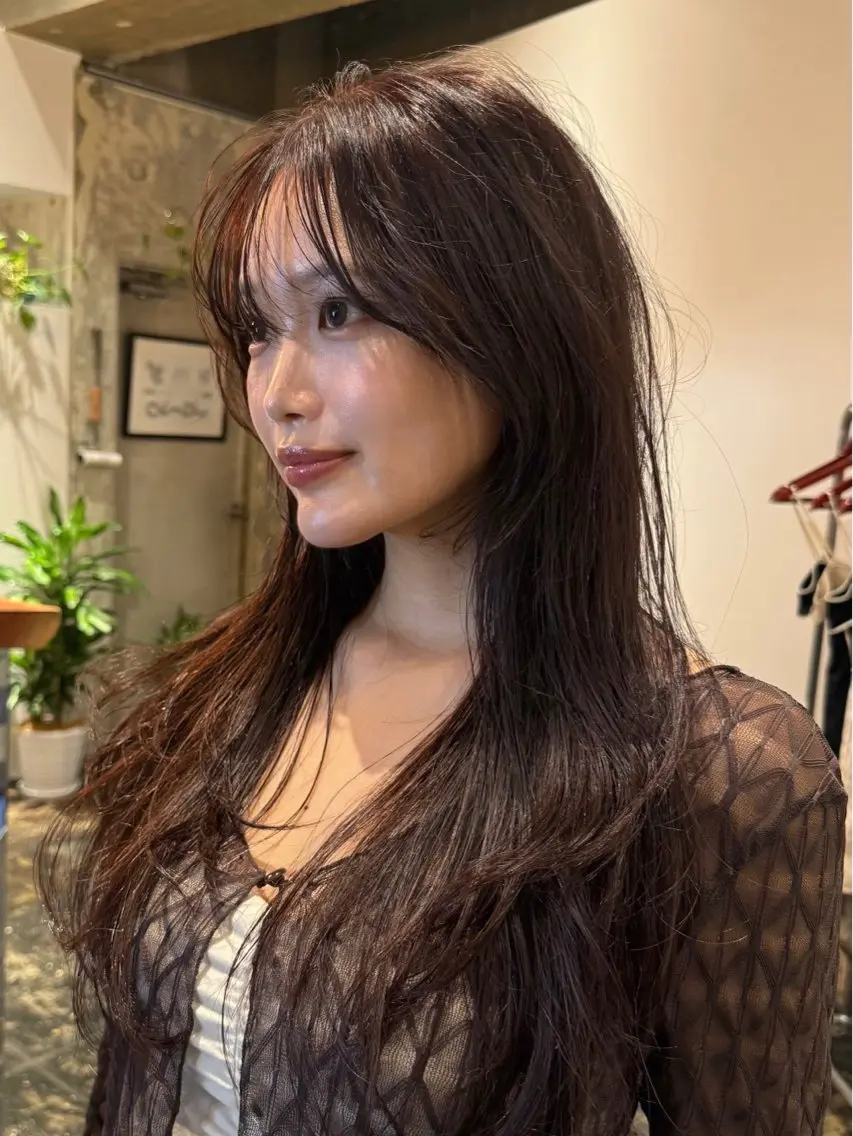 ロング カラー 池田 早希のヘアスタイル