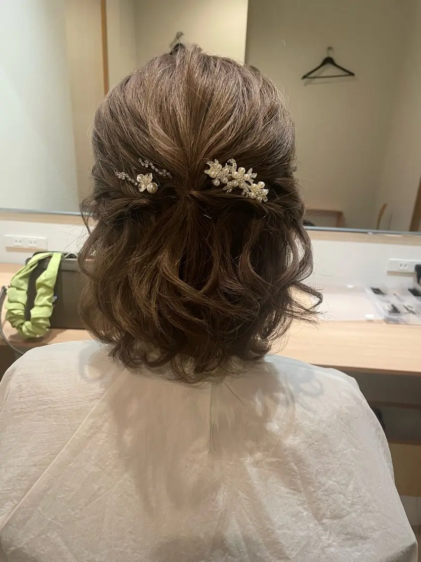 ヘアセットの写真