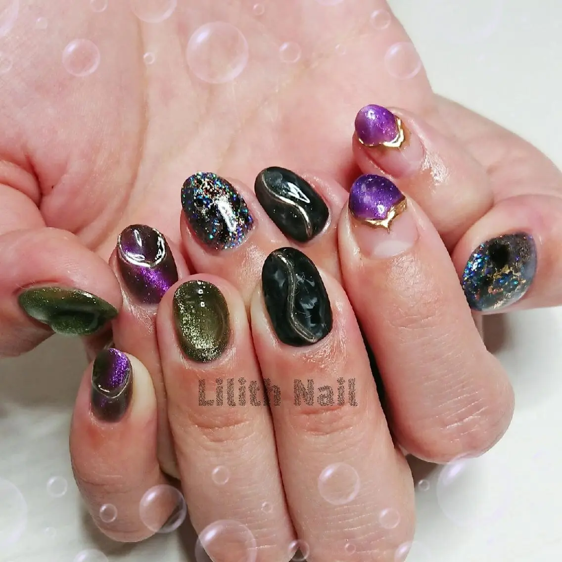 ネイル ニュアンスネイル ハンドネイル Lilith Nailのネイルデザイン