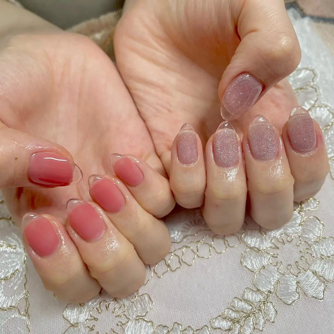 ネイル クリアネイル フレンチネイル J terrace Nailのネイルデザイン