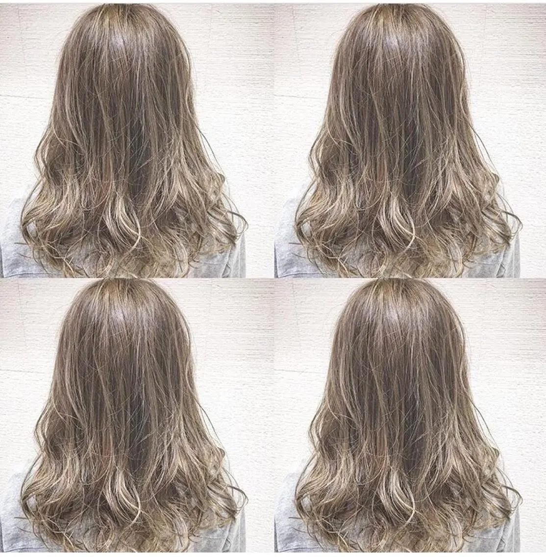 ロング カラー ヘアアレンジ 白髪ぼかしハイライト 茗荷谷駅徒歩2分のヘアスタイル