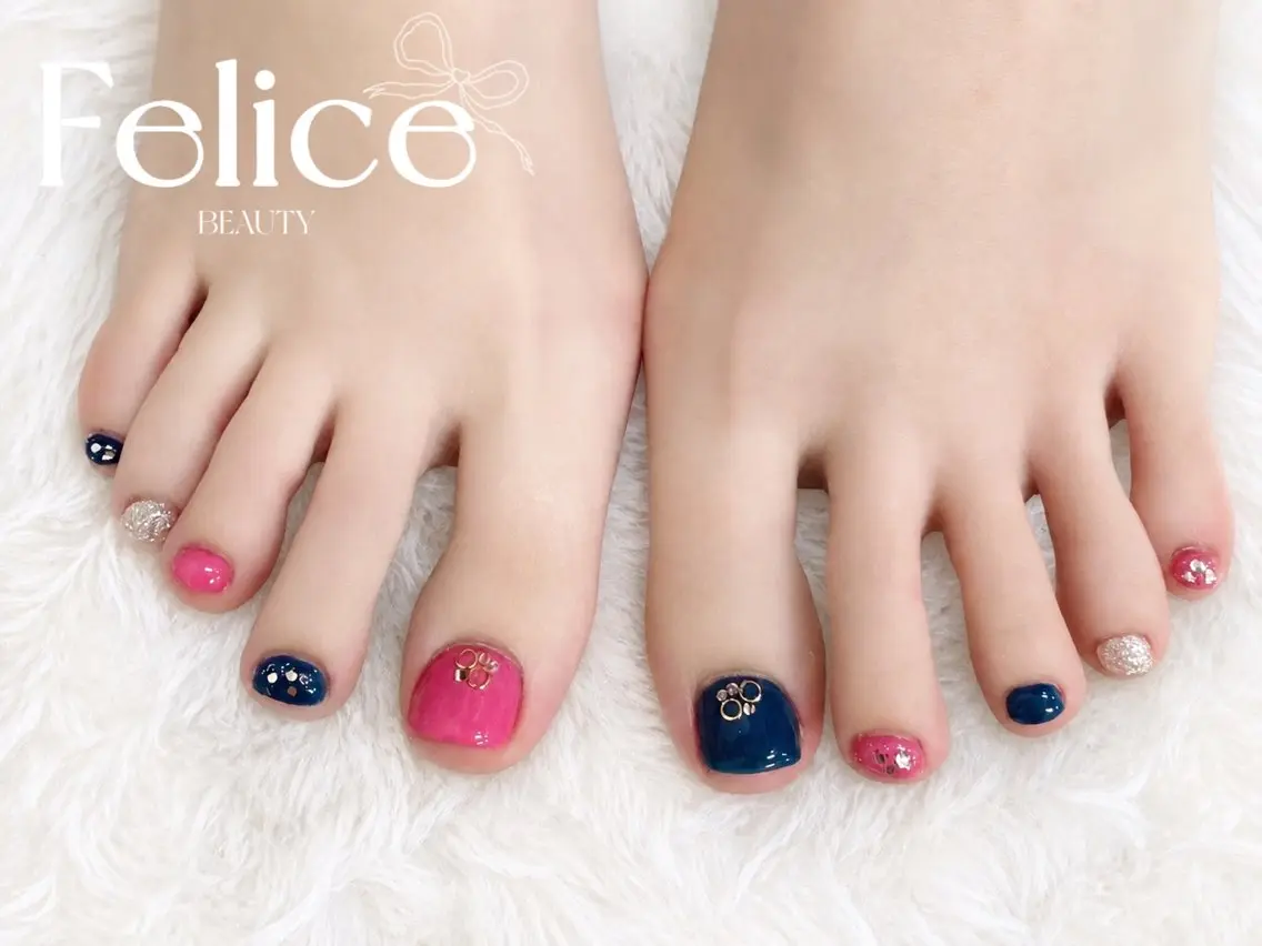 ネイル フットネイル Haruna Felice 春日部のネイルデザイン