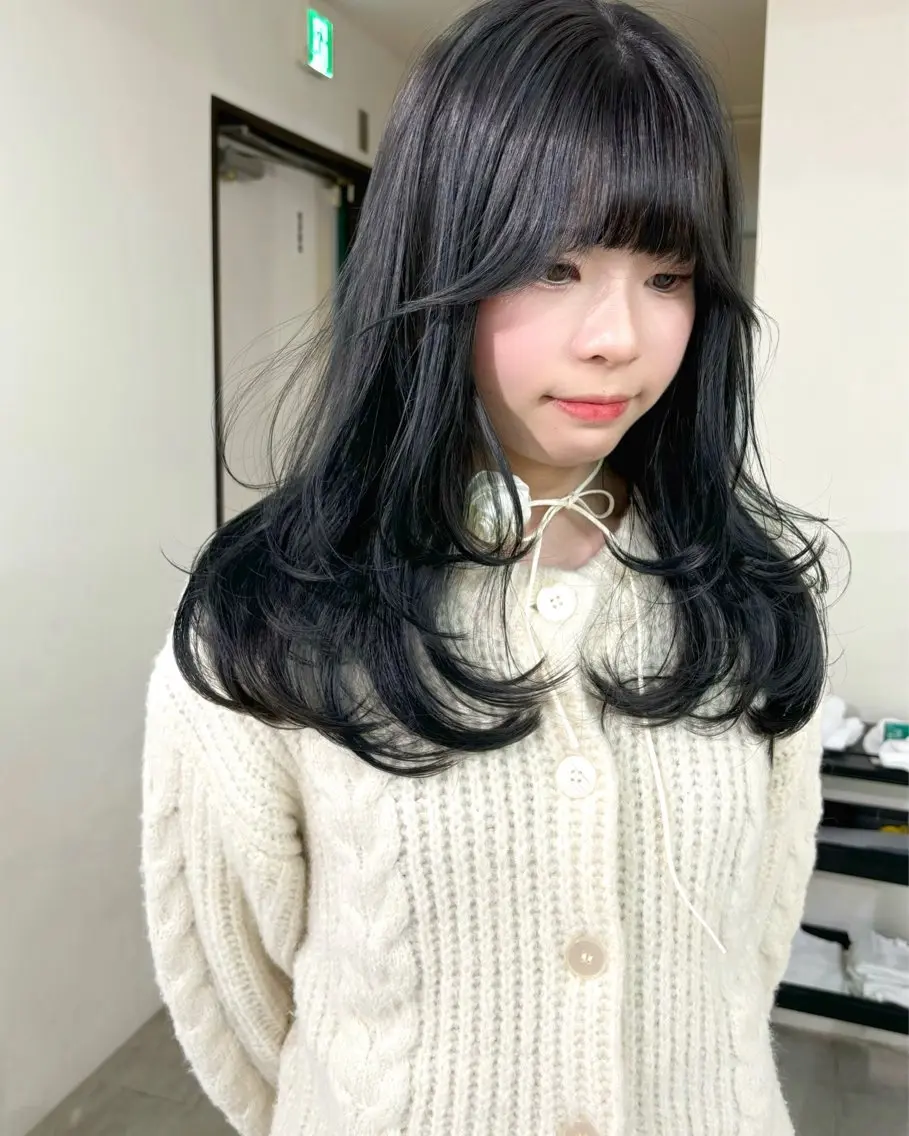 ロング カラー レイヤーカット mizuki/ピンク ベージュ.レイヤーのヘアスタイル