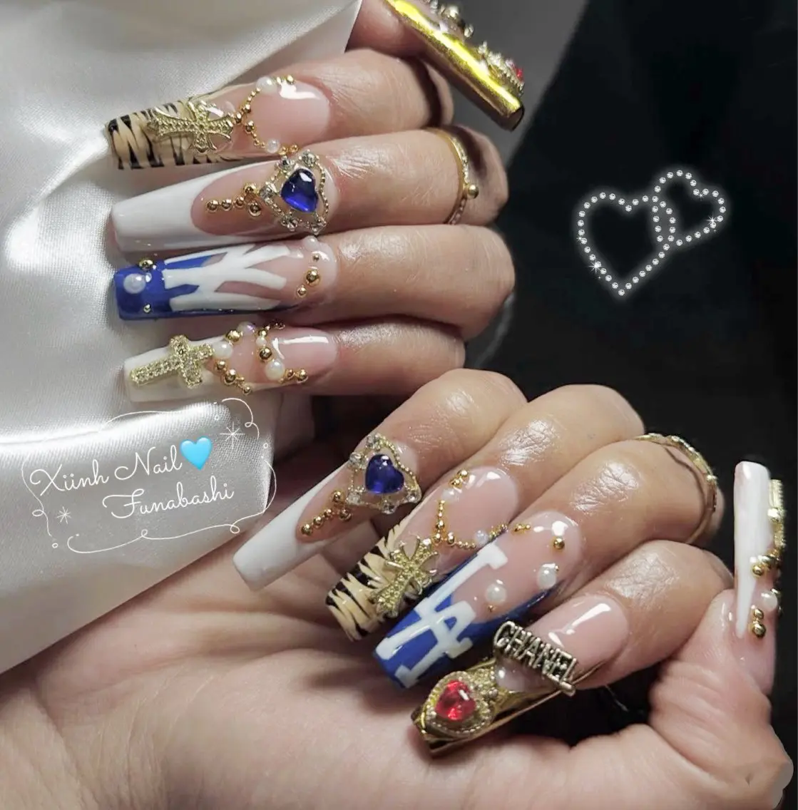 ネイル チークネイル 桜ネイル 長さ出し フットネイル ジェルネイル ハンドネイル XIINH NAIL SALONのネイルデザイン