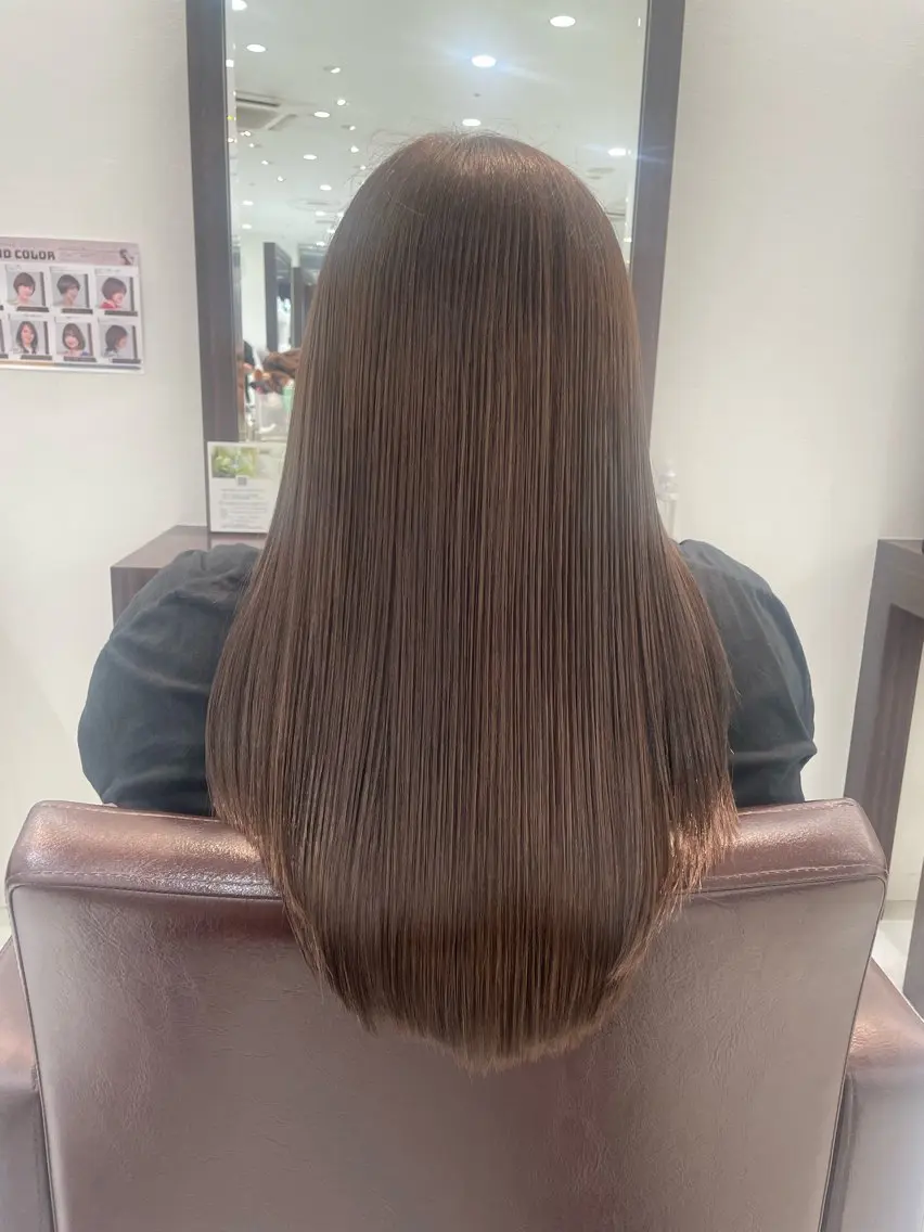 ロング カラー 髪質改善 【千葉駅南口歩1分】 MAKAのヘアスタイル
