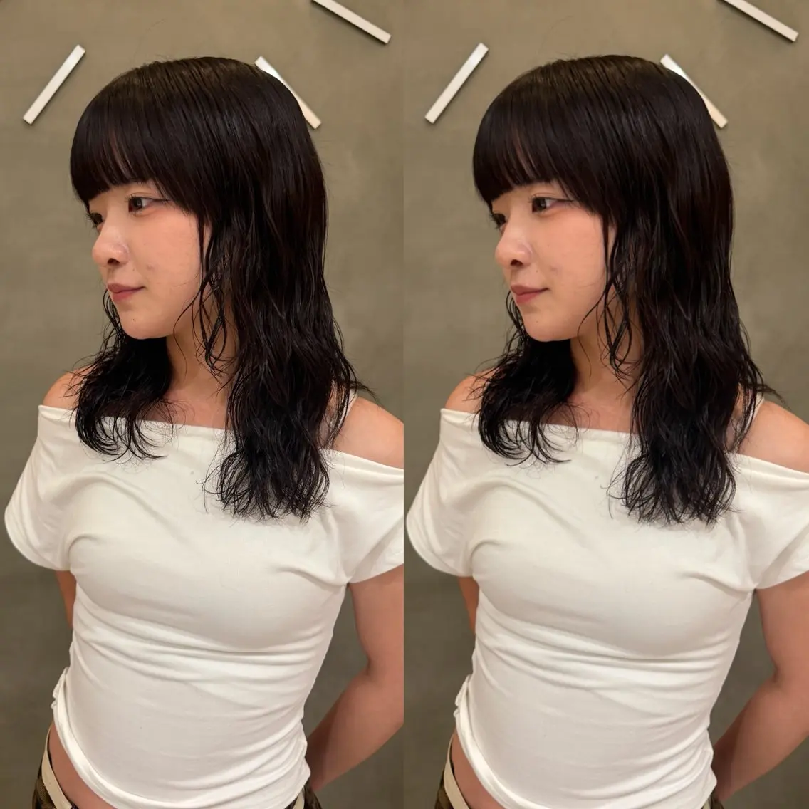 カラー パーマ ﾀｶｷﾞﾕｳｶ／ カラーモデル募集中のヘアスタイル