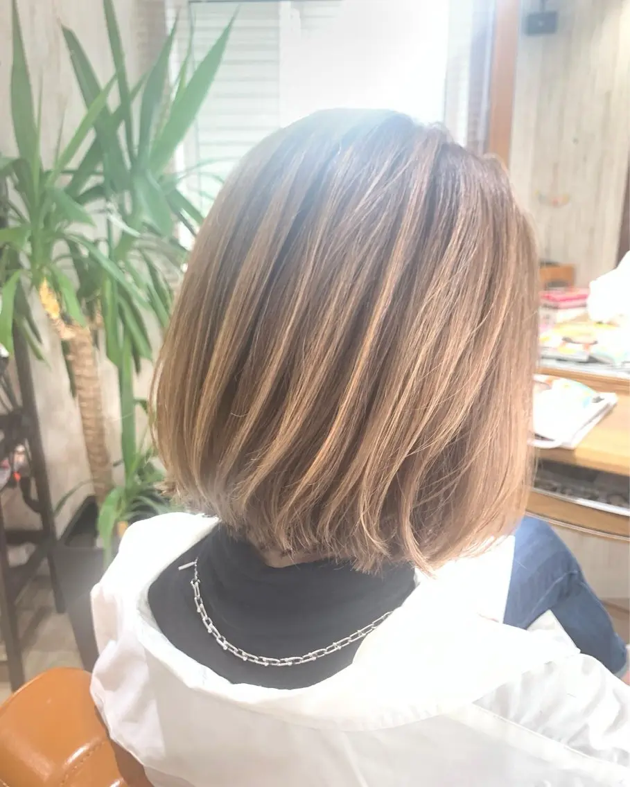 ミディアム カラー ハイライトカラー ハイライト 小野 修平のその他イメージ