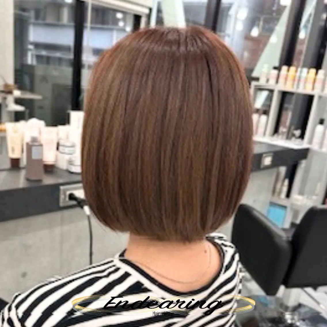 ショート ボブ レイヤーカット 似合わせカット カット ヘアカラー Endearing 銀座/レイヤーカットのヘアスタイル