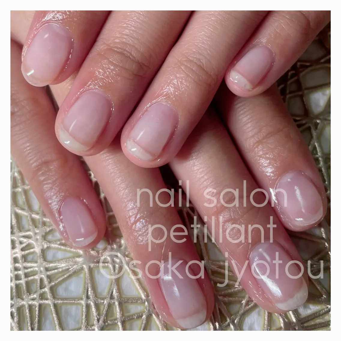 ネイル クリアネイル ジェルネイル nail salon petillantのネイルデザイン