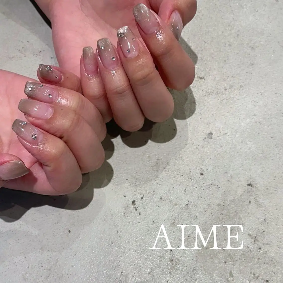 ネイル アートネイル ハンドネイル AIME (momo)のネイルデザイン