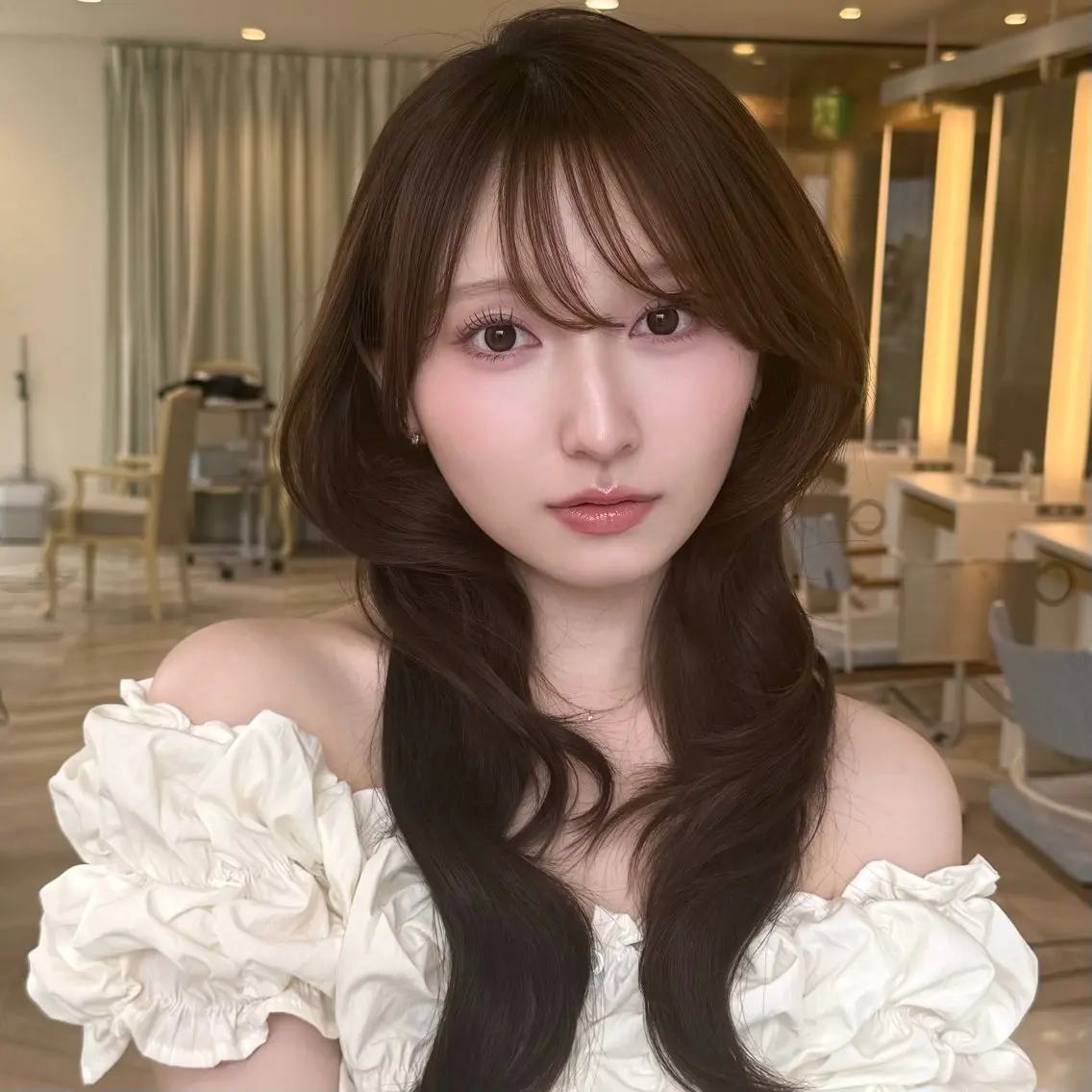 ロング カラー カット ヘアカラー トリートメント レイヤーカット/ 艶カラー🌙Rinoのヘアスタイル
