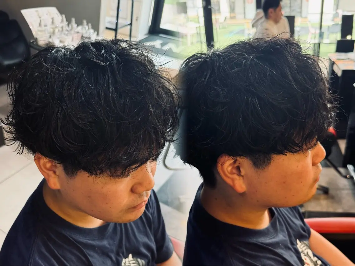 パーマ メンズ メンズパーマ カット パーマ パーマ// メンズ特化/田中海斗のヘアスタイル