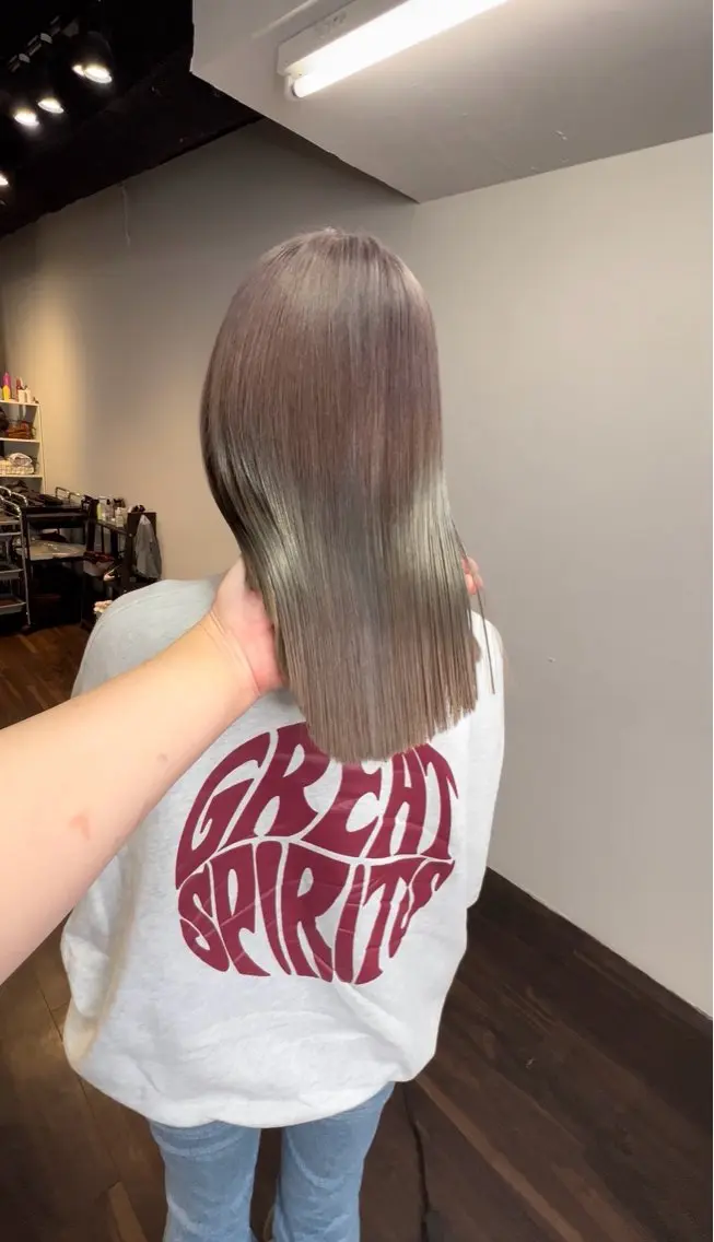 ミディアム カラー ヘアカラー 🧡梅田ハイトーン カラー🧡runaのヘアスタイル