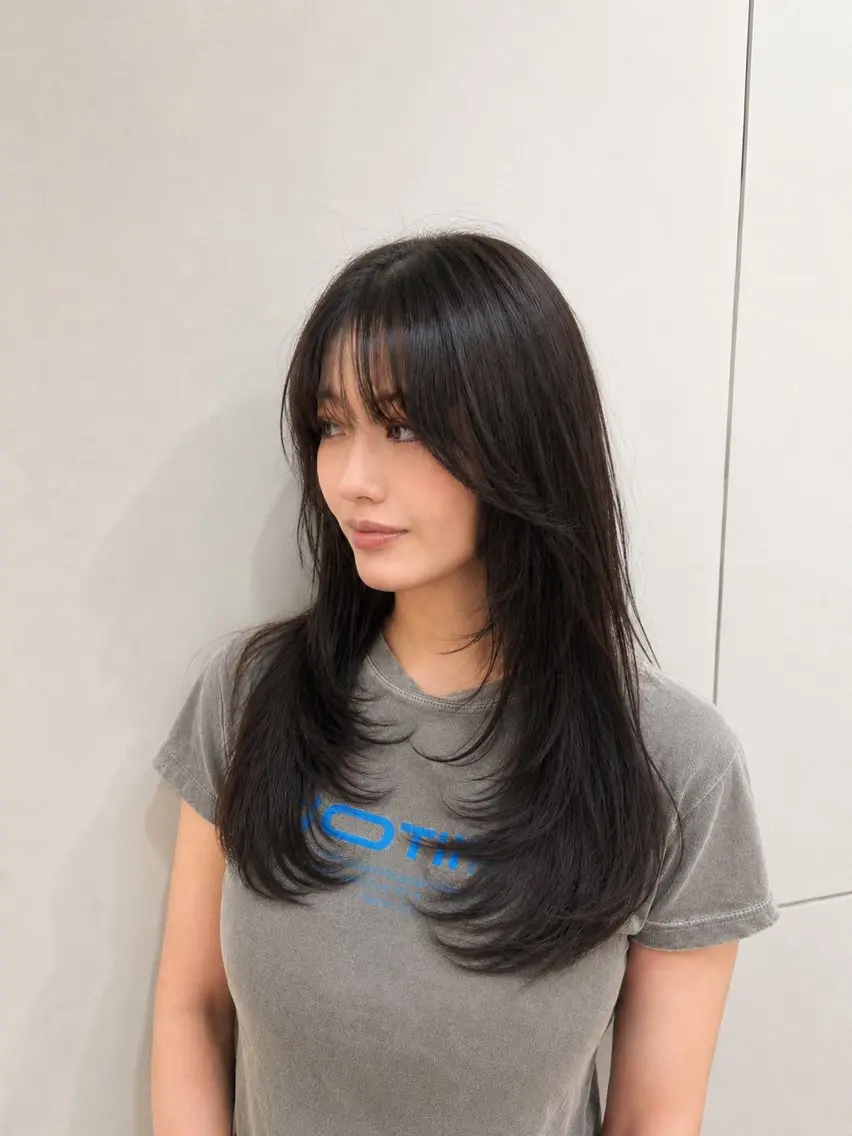 ロング 【韓国レイヤー】 MITSUI🇰🇷のヘアスタイル