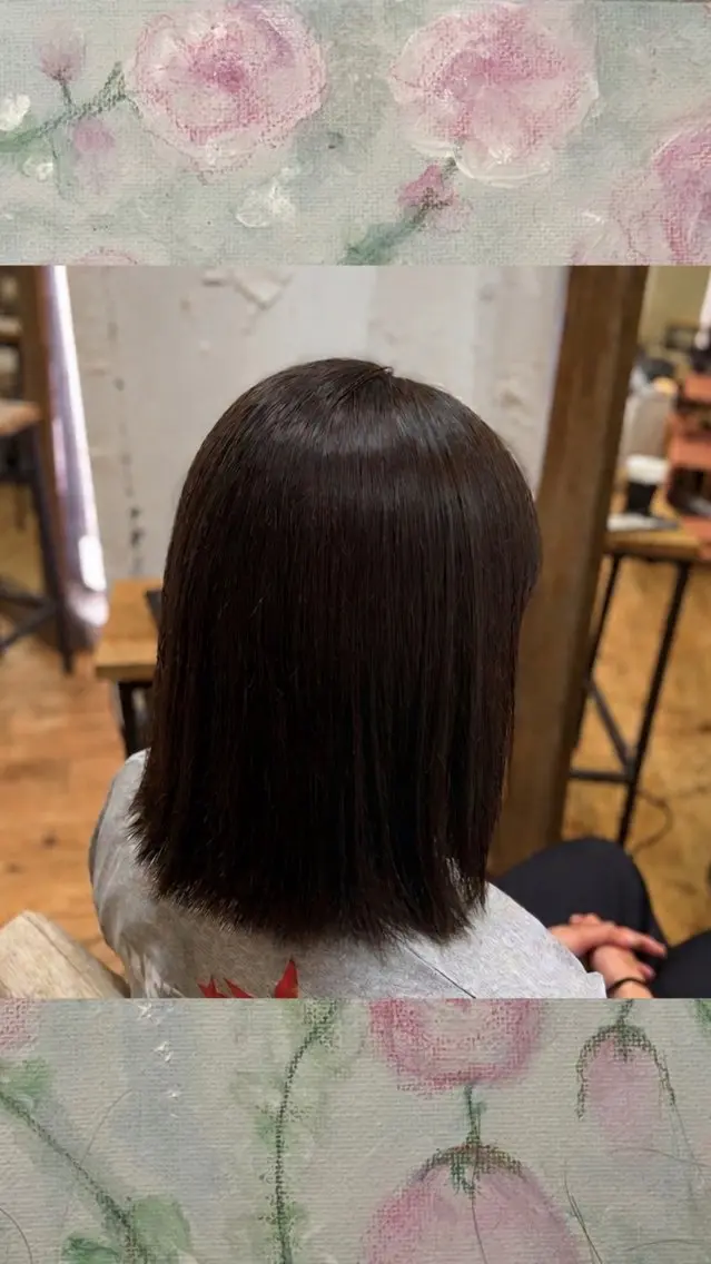 カラー ヘアカラー 🌱 ‎‎愛彩 ໒꒱‪.⋆⟡のヘアスタイル