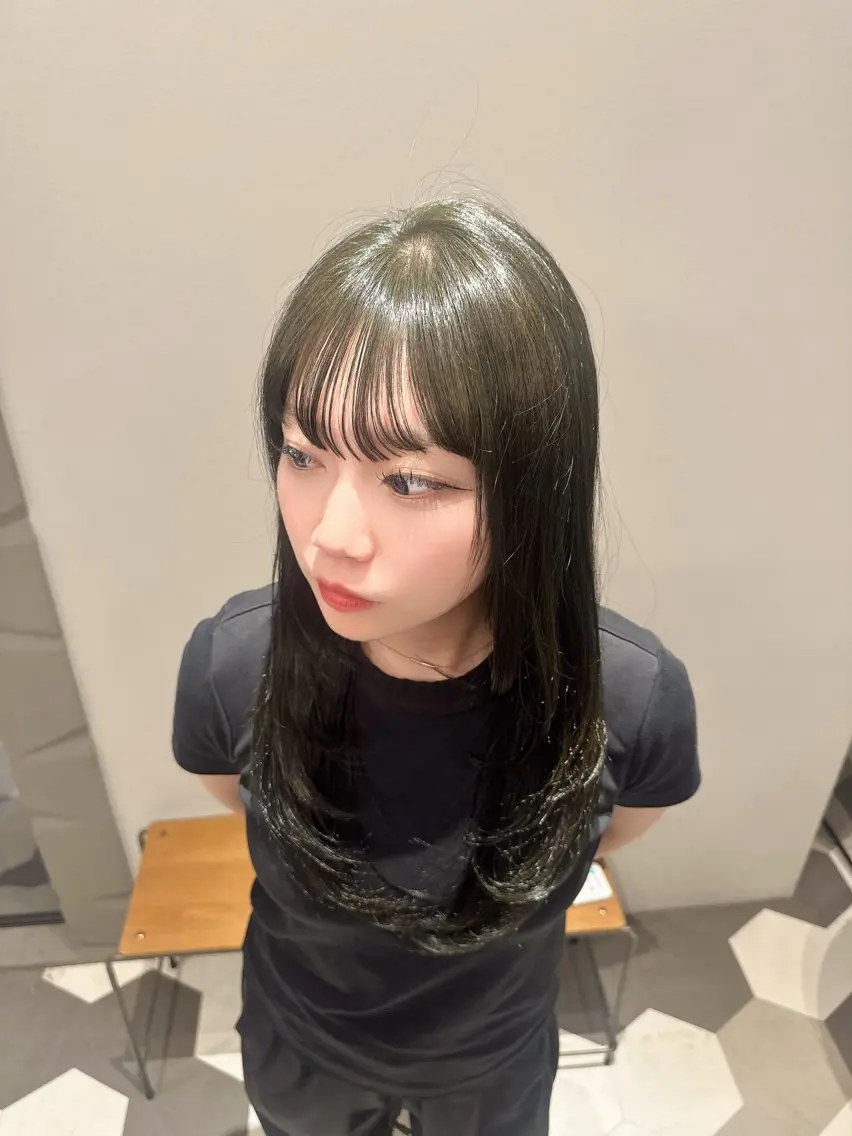 🤍顔周りカット+透明感カラー🤍の写真