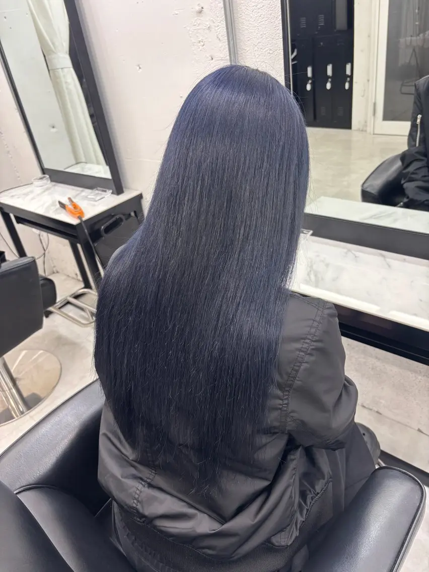 ロング カラー ヘアカラー ブリーチ/エクステ モデル募集中🖤のヘアスタイル