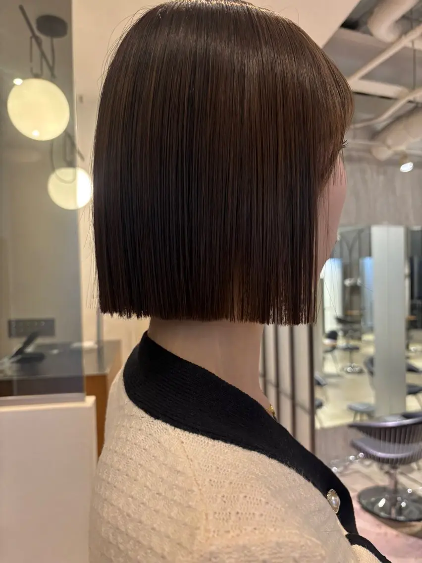 ショート カット ヘアカラー トリートメント 西田 美侑/ 前髪・顔周りカットのヘアスタイル