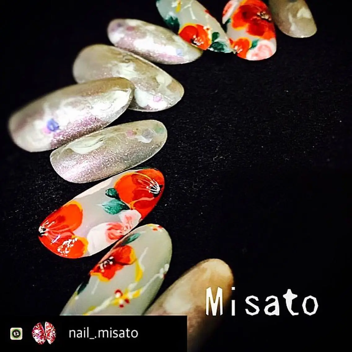 ネイル 成人式 卒業式 その他(ネイル) ARTスクールサロン お・タマゴのネイルデザイン