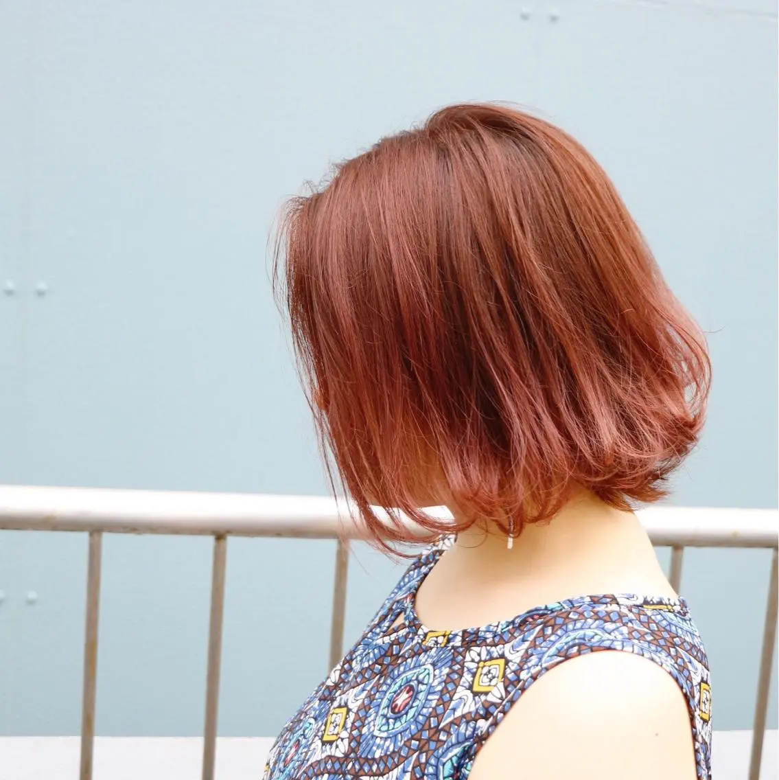 ミディアム カラー ブリーチ ピンクカラー ボブ オルチャンヘア カット ヘアカラー circus by KENJE 町田店のヘアスタイル