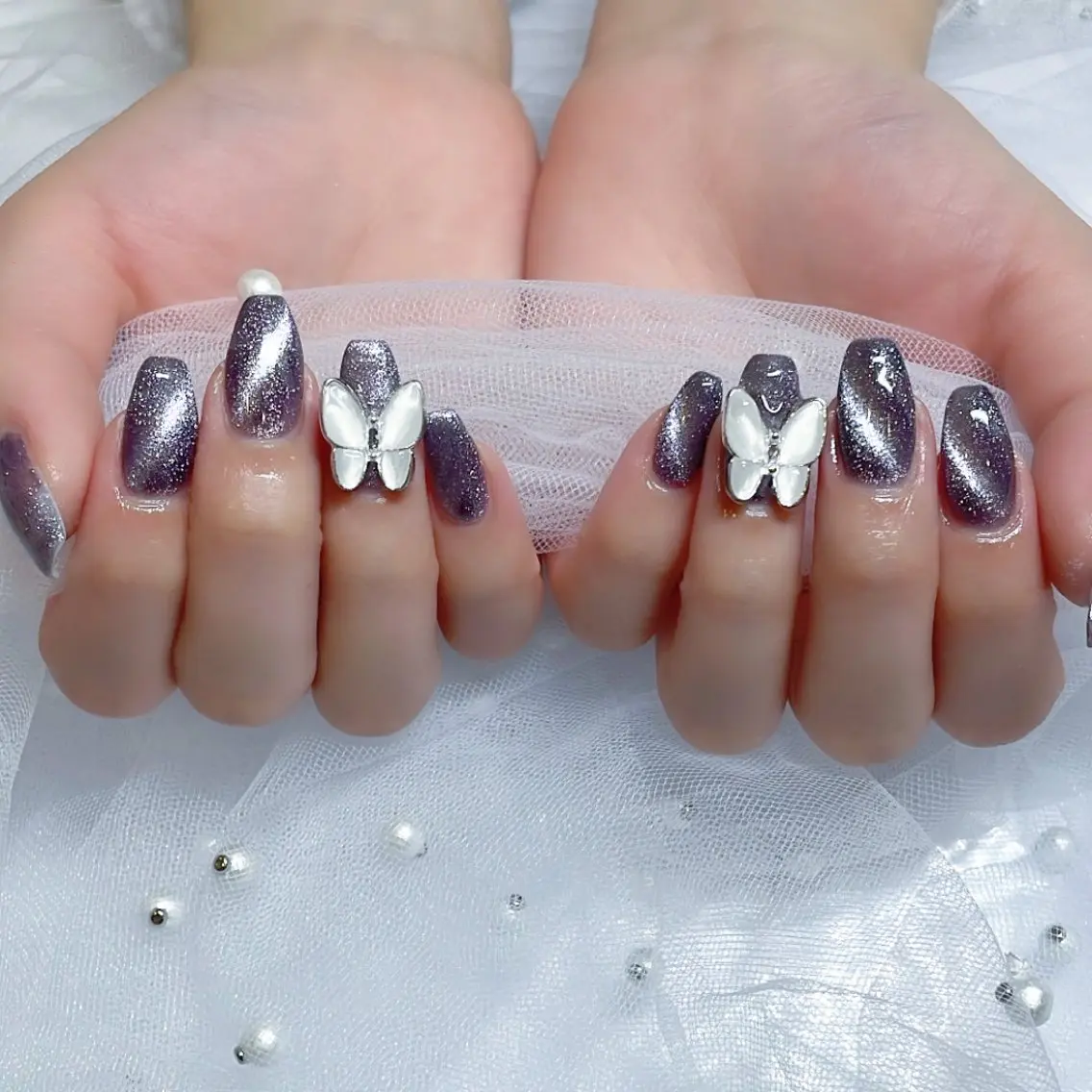 ネイル misaki 🩰‎🤍🎀のネイルデザイン