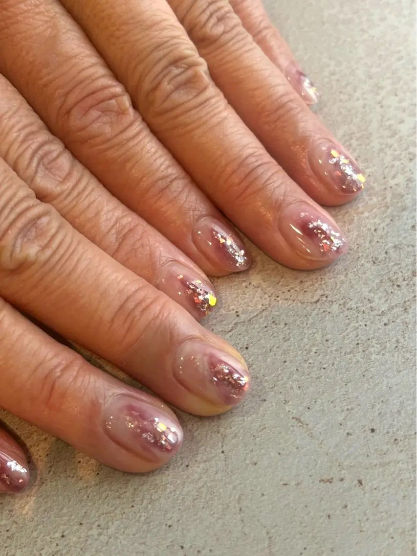 ネイル ニュアンスネイル シンプルネイル ハンドネイル charme nailのネイルデザイン