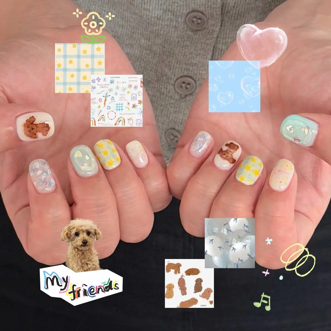 ネイル ハンドネイル 🎀フェイ フェイ🫧💗のネイルデザイン