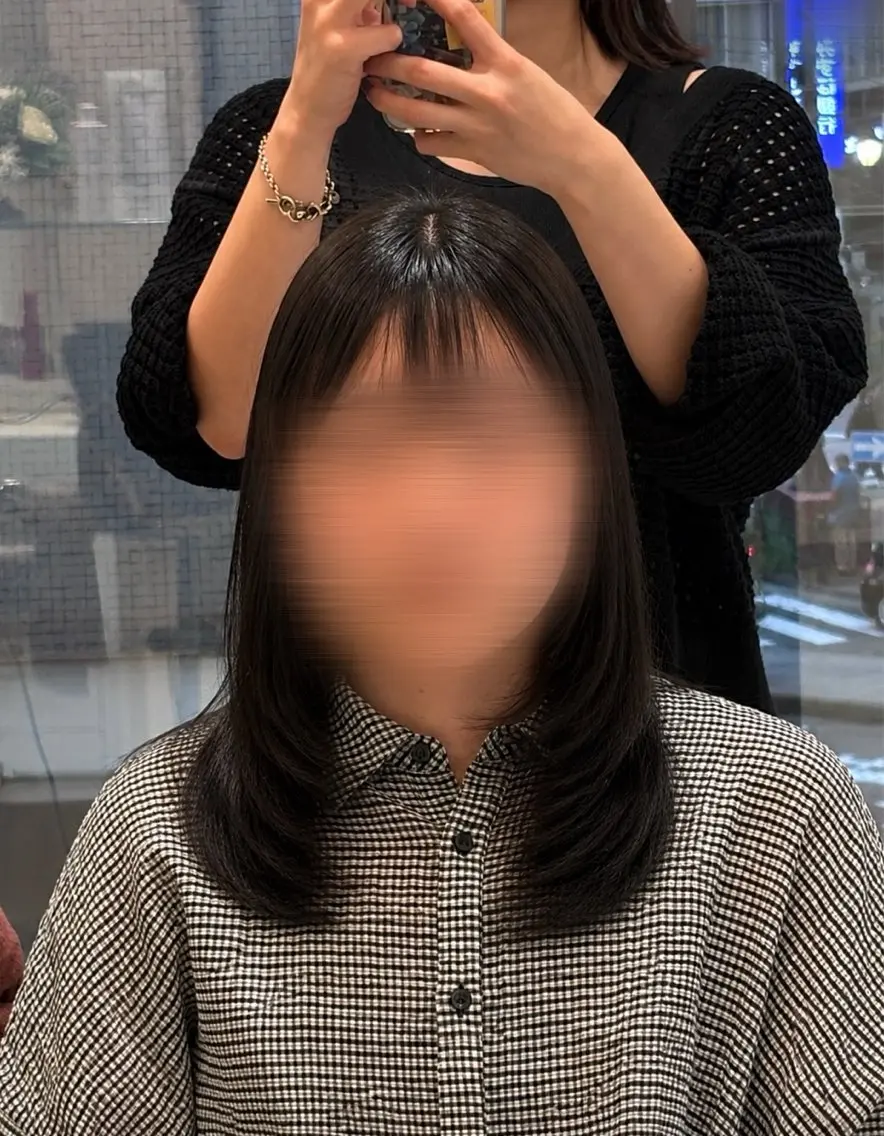ロング カット 縮毛矯正 Ash池袋 縮毛矯正 /レイヤー🌙ゆきのヘアスタイル