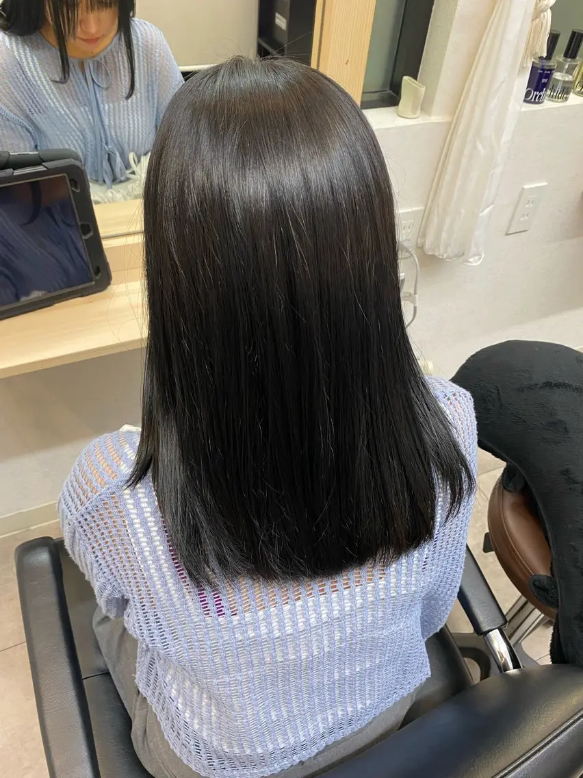【5月限定🌸】炭酸泉付🫧ロングヘアカット🫧シャンプーブロー込◎（最低3cm以上カット✂️）の写真
