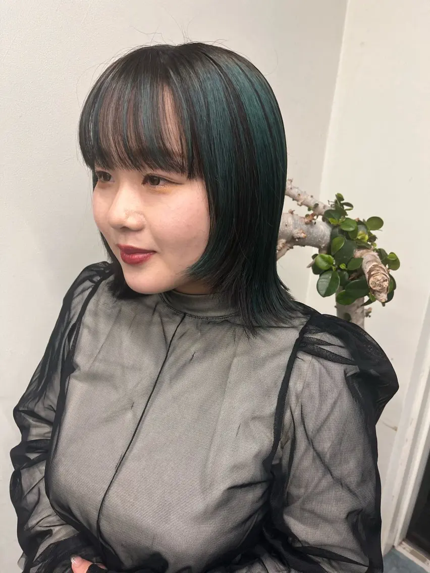 ミディアム カラー ✂︎ボブ・ショート カット✂︎TAKEのヘアスタイル