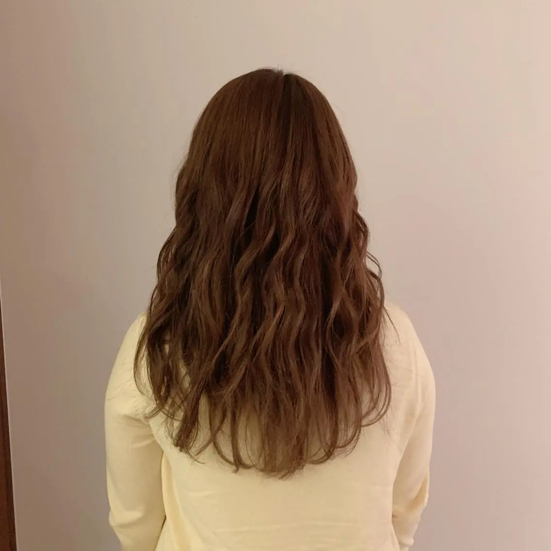 ロング カラー カット 小顔/似合わせカット 杉山莉菜のヘアスタイル
