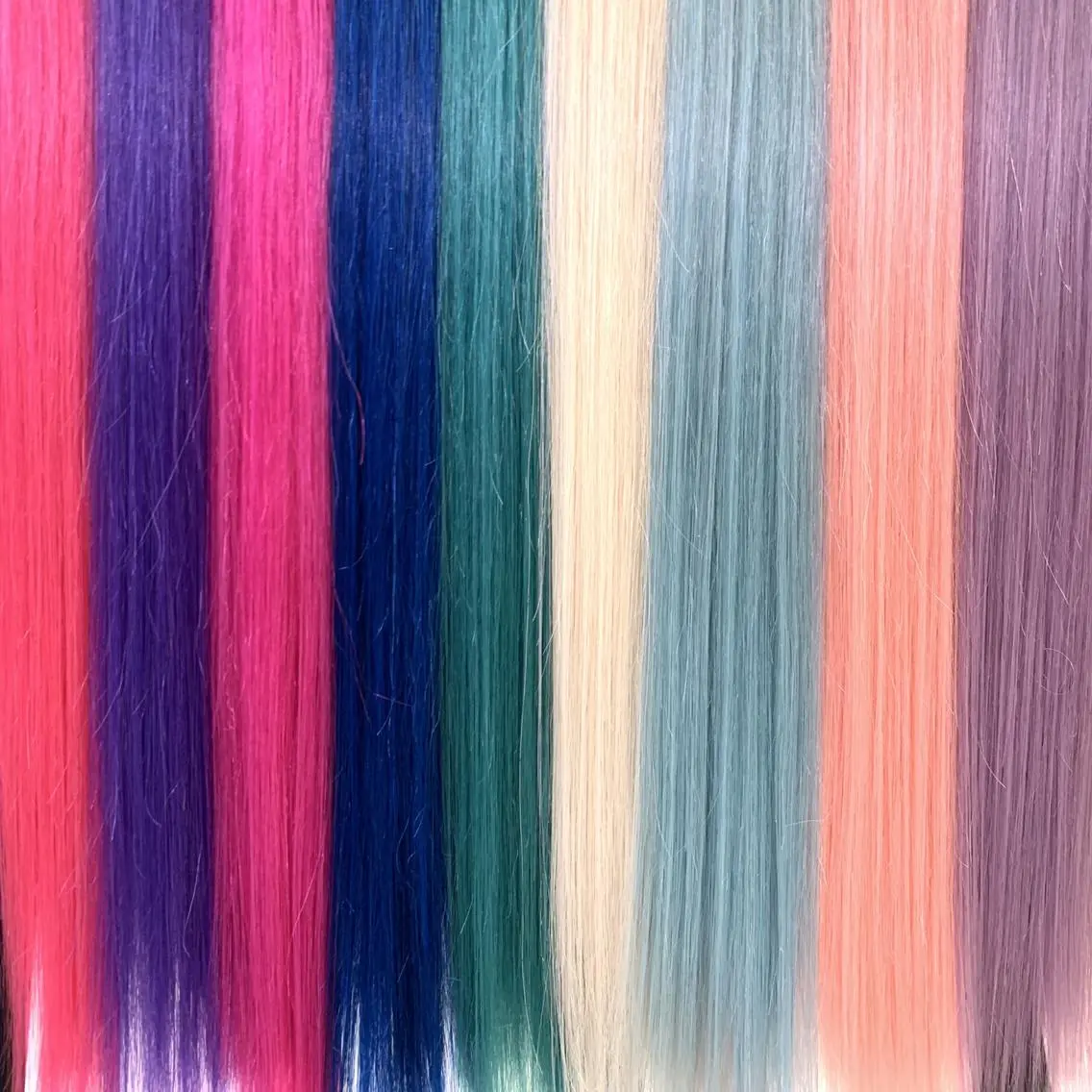 💜推し新色22色再入荷❗️推しnewカラー原色シール登場❤️🧡インナー.イヤリングに髪を傷めず❤️10本~の写真
