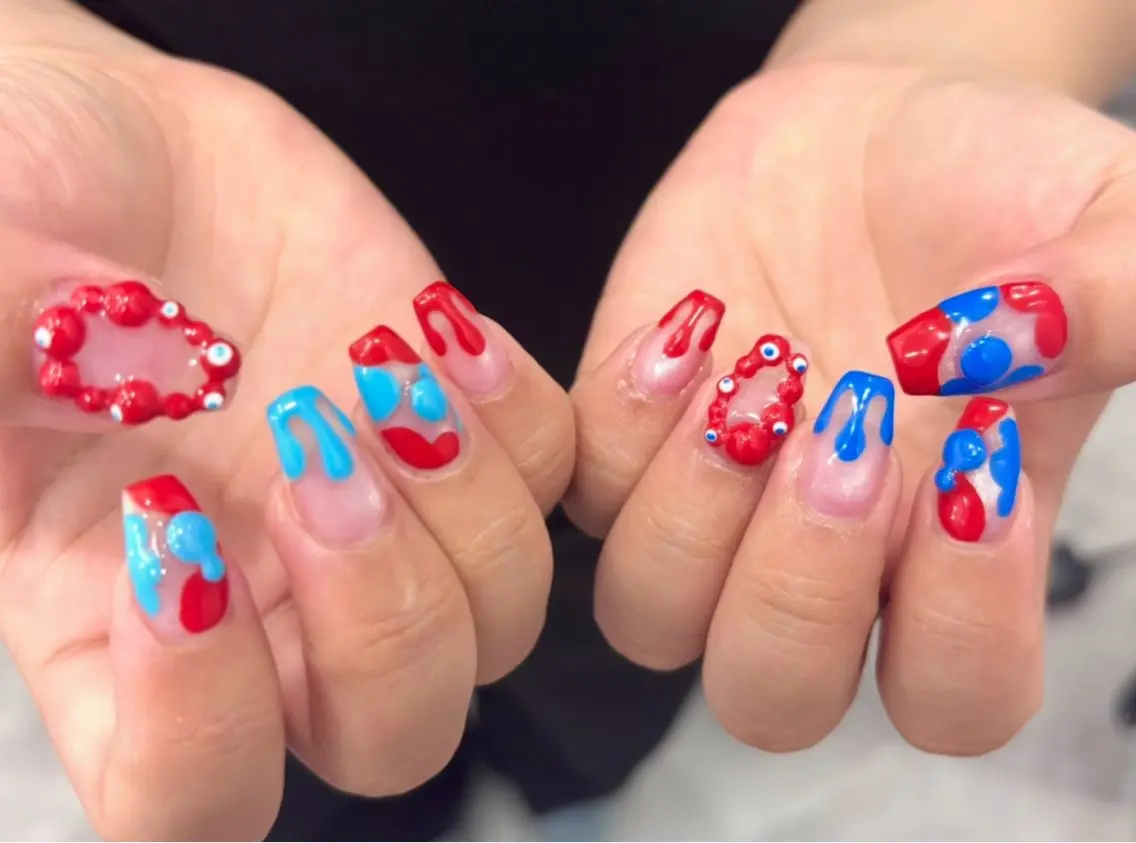 ネイル ハンドネイル 🍓リスブラン MELのネイルデザイン