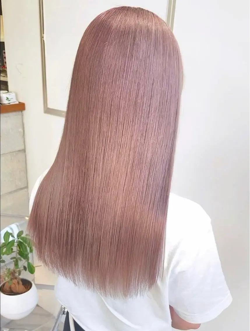 ロング カラー ヘアカラー トリートメント ダブルカラーが得意 髙木千惺/大須のヘアスタイル
