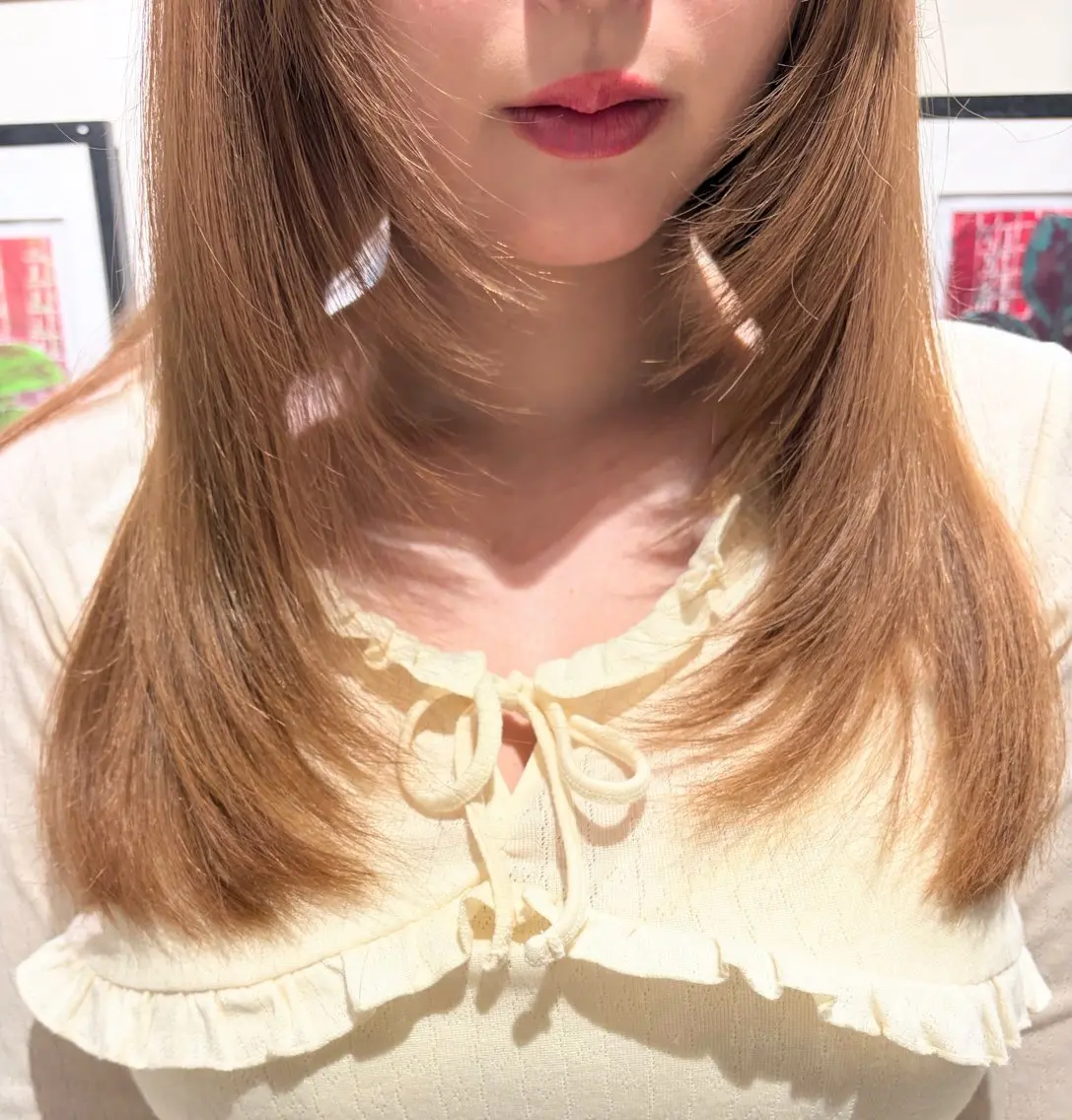 セミロング モデル様募集中 ✂️カギワダのヘアスタイル