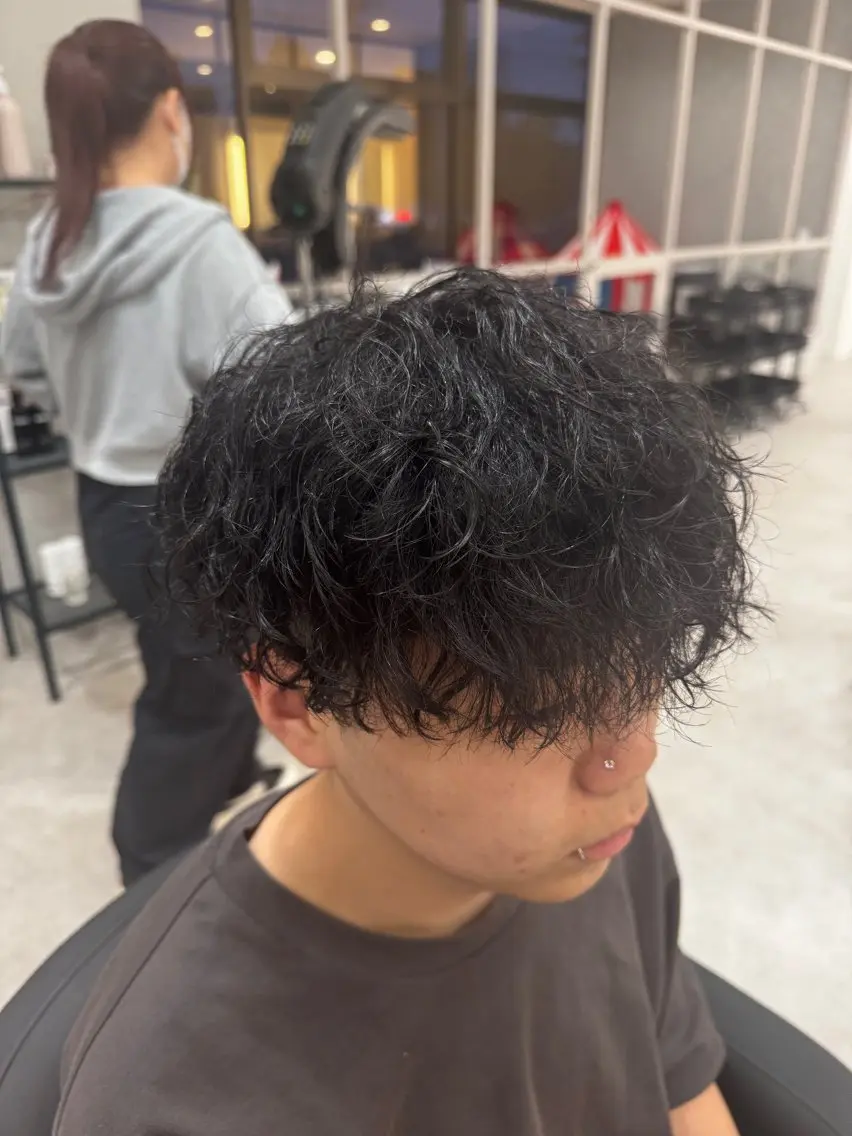 パーマ 🫧透明感カラー🫧 ロン毛美容師のヘアスタイル