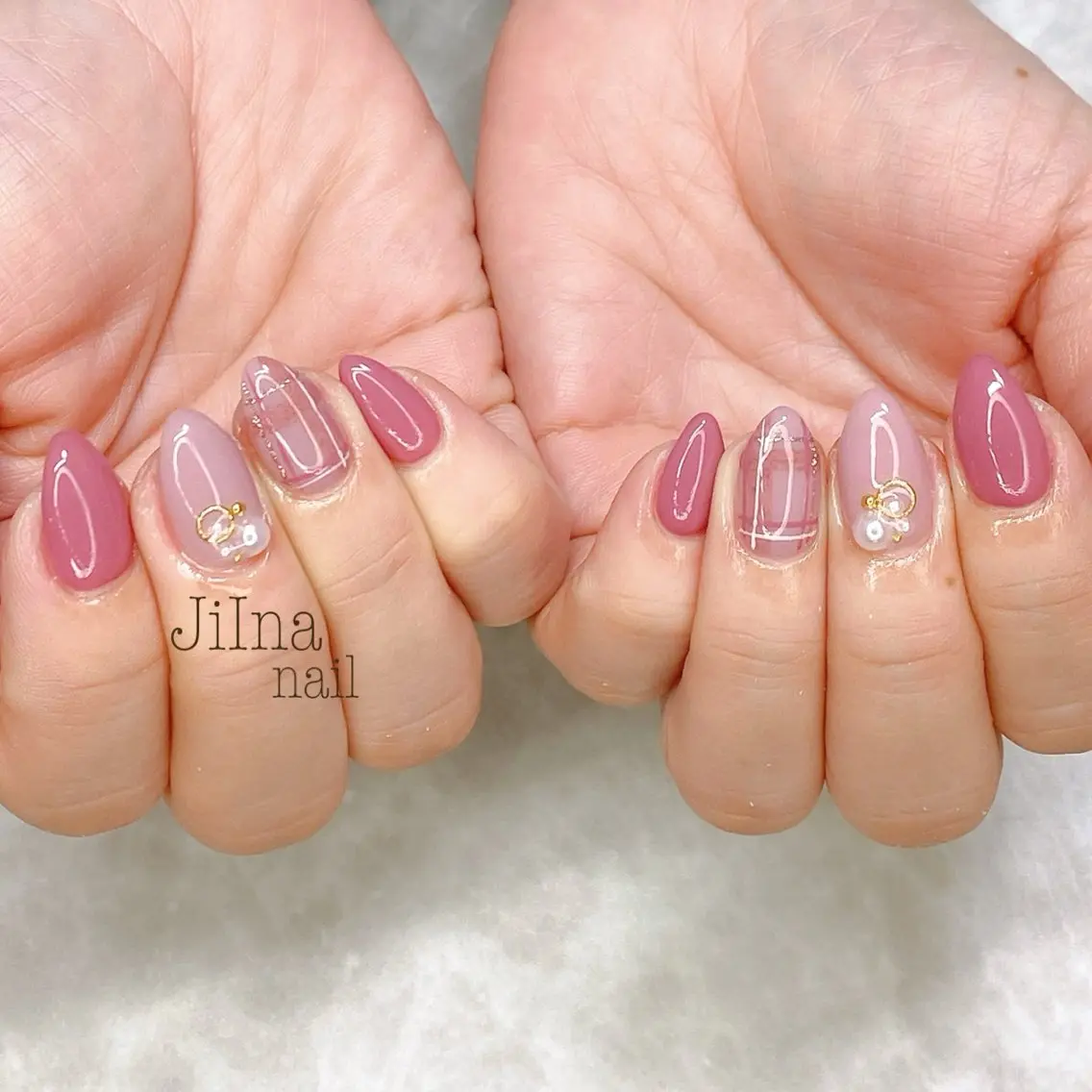 ネイル 持ち込み JiIna nailのネイルデザイン