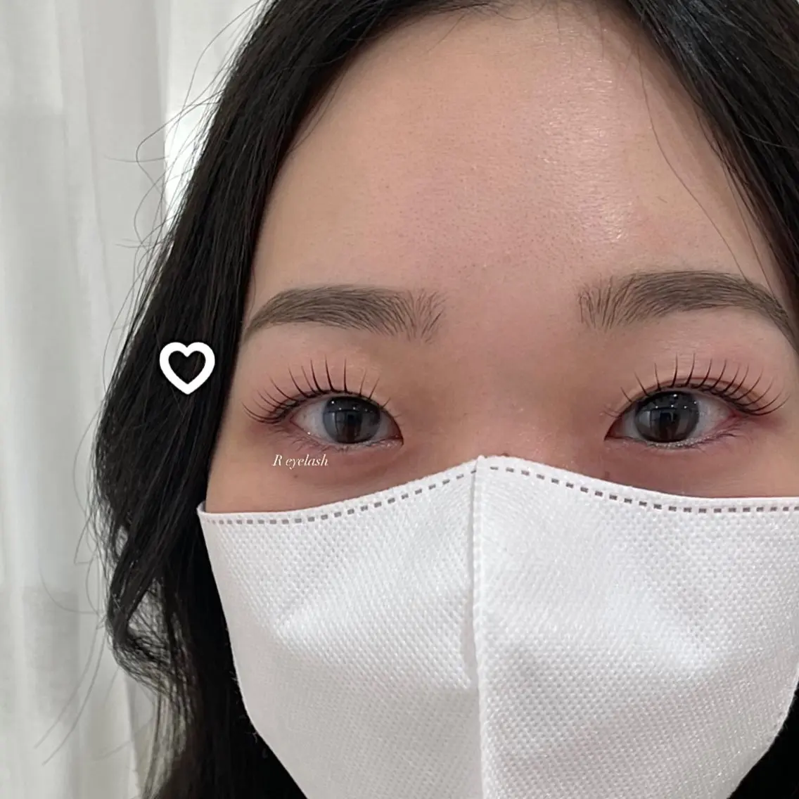 ミディアム カラー パーマ ヘアアレンジ メンズ キッズ ネイル マツエク・マツパ アイブロウ マツパ 𝑹 eyelashのマツエク・マツパデザイン